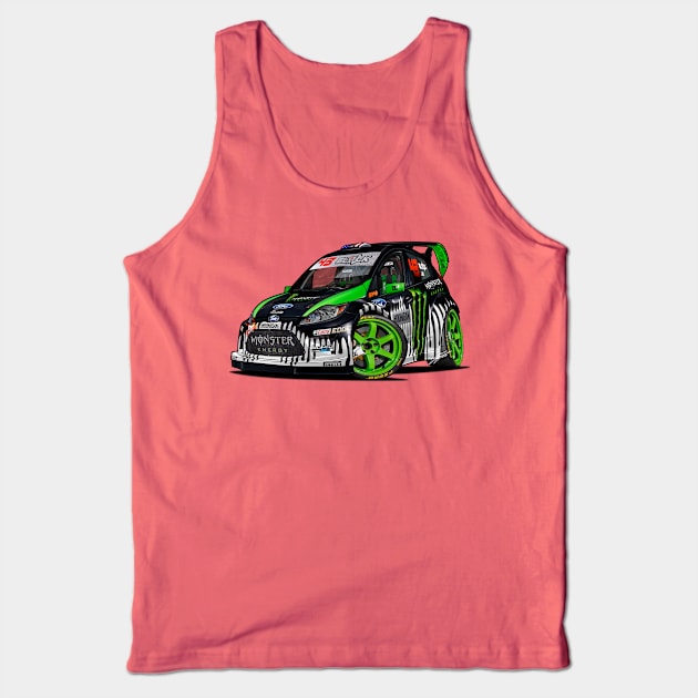 2011 FORD Fiesta GYM3 Tank Top by RCJM_Cartoons